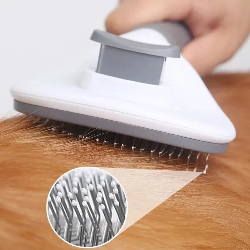 Self-Cleaning Grooming Brush