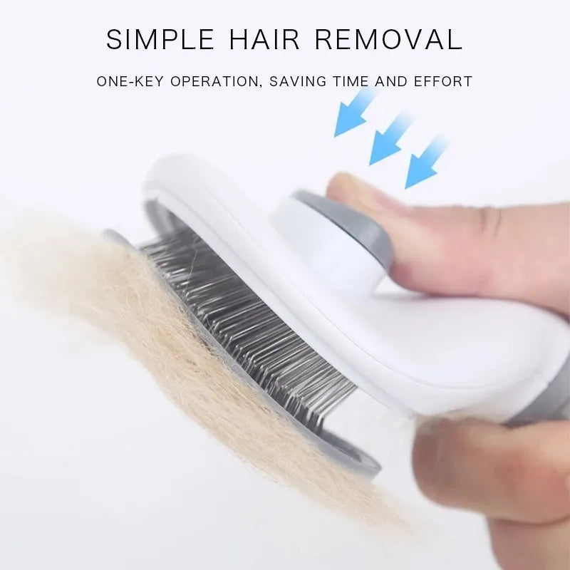 Self-Cleaning Grooming Brush